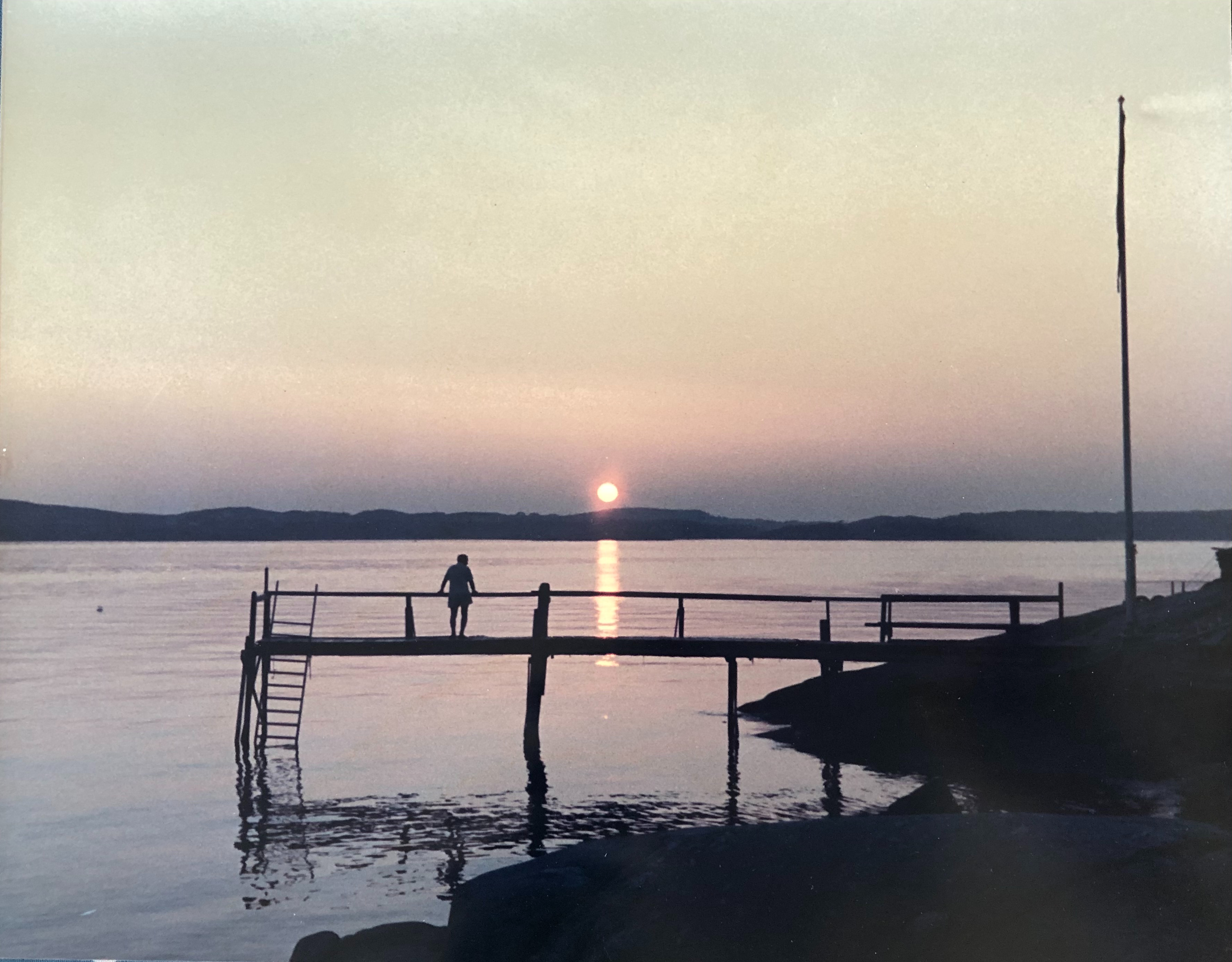 Pappa Herbert i solnedgången